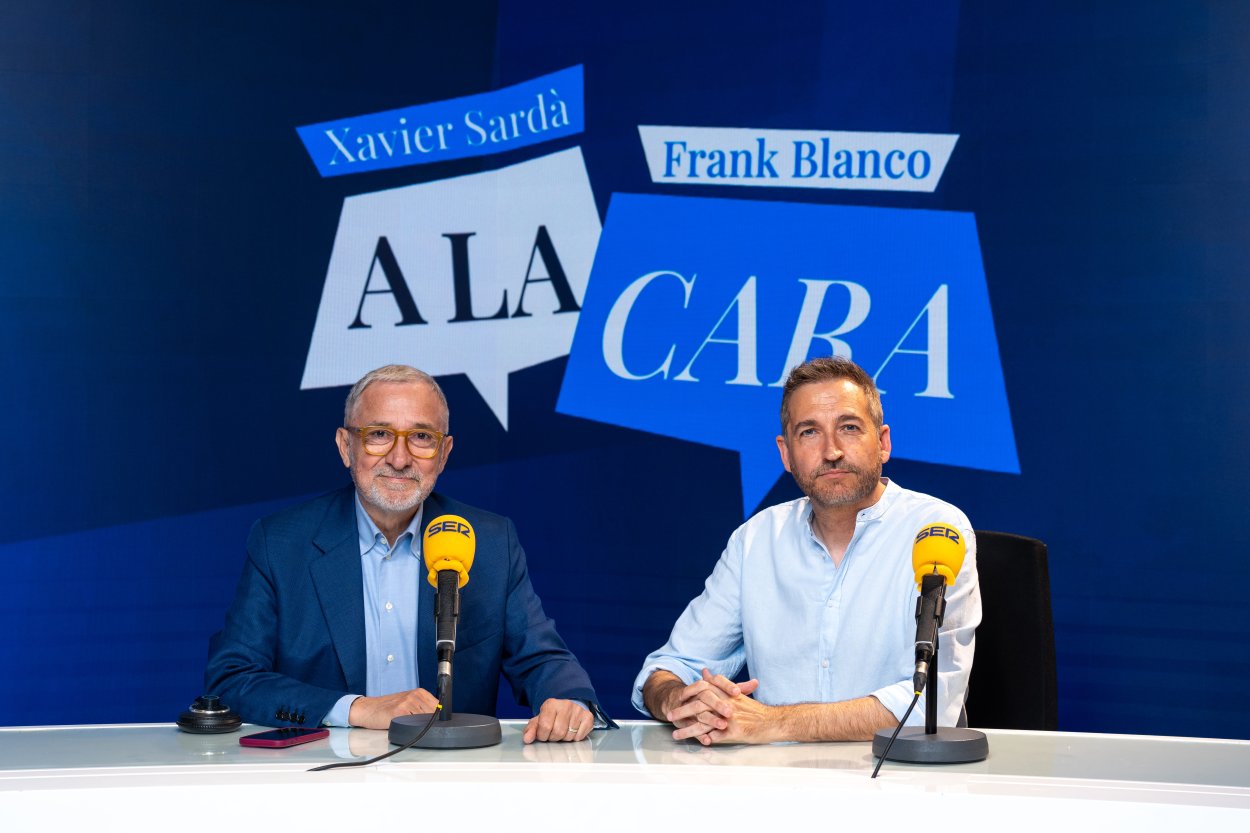 Xavier Sardá y Frank Blanco en 'A la cara' de la Cadena SER