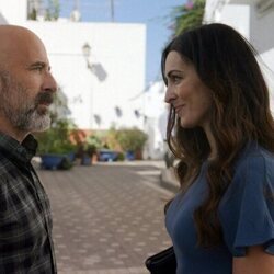 Antonio Gil y Ana Ruiz en 1x03 titulado 'El abogado' de 'Ella, maldita alma'