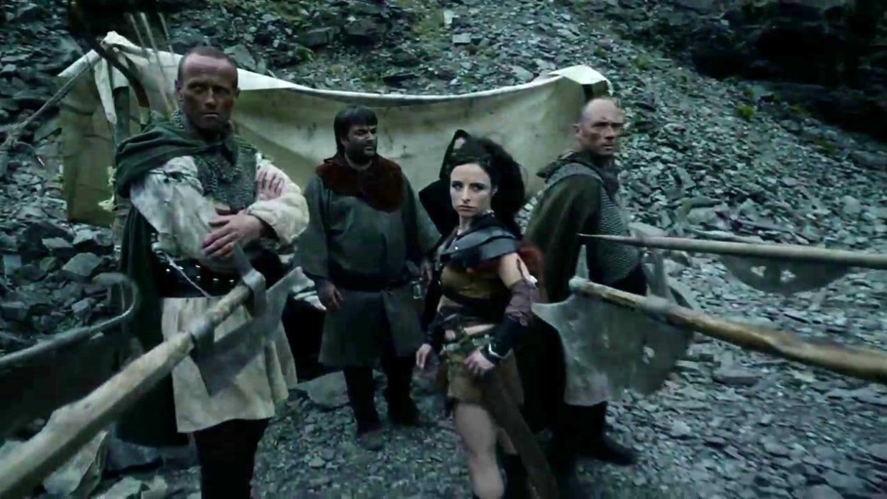 Escena de la película "Los cruzados del dragón"