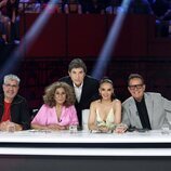 Florentino Fernández, Lolita Flores y Chenoa en la primera semifinal de 'Tu cara me suena 13'