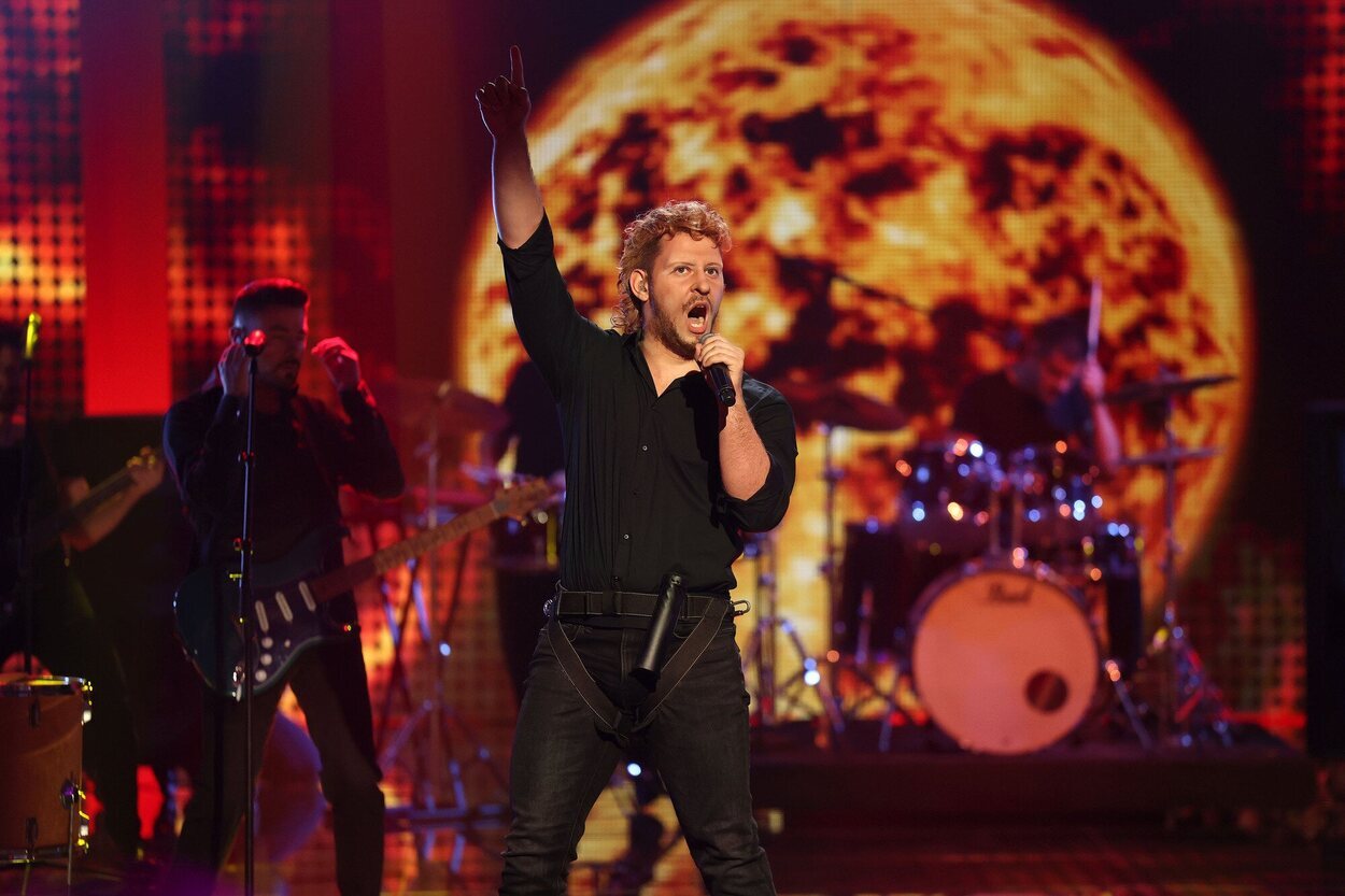 J Kbello en la primera semifinal de 'Tu cara me suena 13'