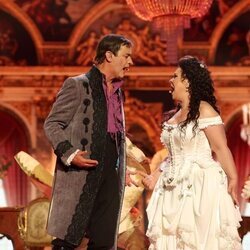Jesulín de Ubrique y María José Campanario en la primera semifinal de 'Tu cara me suena 13'