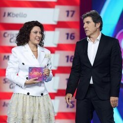 María Parrado y Manel Fuentes en la primera semifinal de 'Tu cara me suena 13'