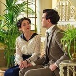 Xavi Lock y Marta Costa en 7x125 titulado 'Jueves 9 de julio de 2026' de 'La promesa'