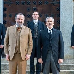 Fernando Coronado y Manuel Regueiro en 7x126 titulado 'Viernes 10 de julio de 2026' de 'La promesa'