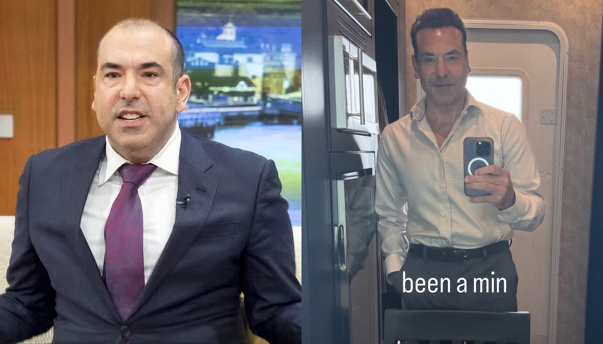 El actor Rick Hoffman, antes y ahora