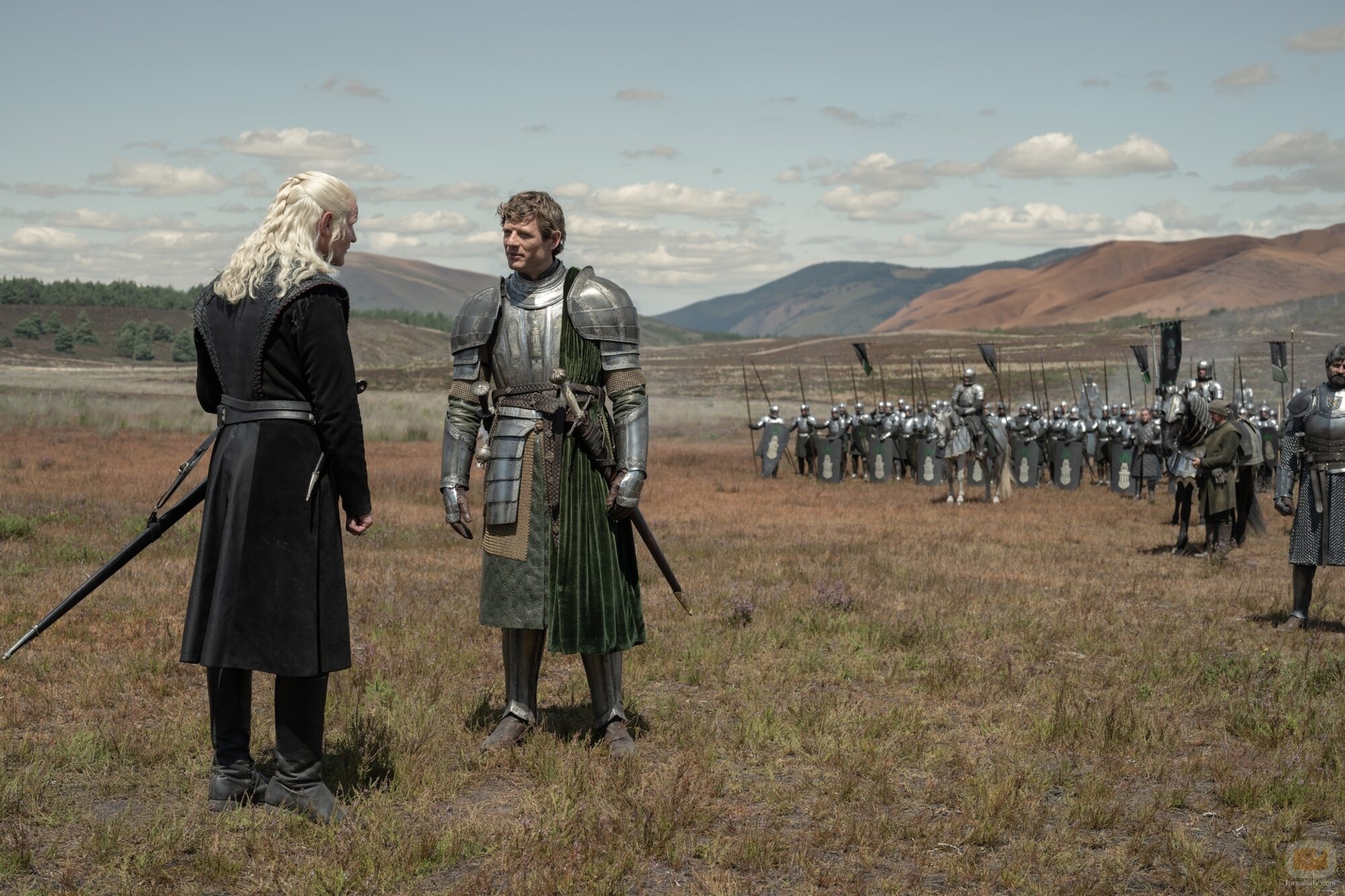 Matt Smith y James Norton en 3x03 'Rhaenyra Triunfante' de 'La Casa del Dragón'