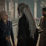 Emma D'Arcy y Steve Toussaint en la temporada 3 y el capítulo 03 de 'La Casa del Dragón'