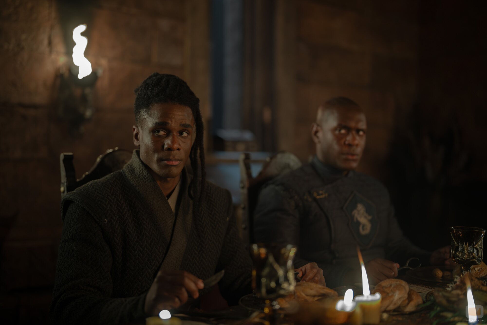 Abubakar Salim y Clinton Liberty en el 3x03 de 'La Casa del Dragón'