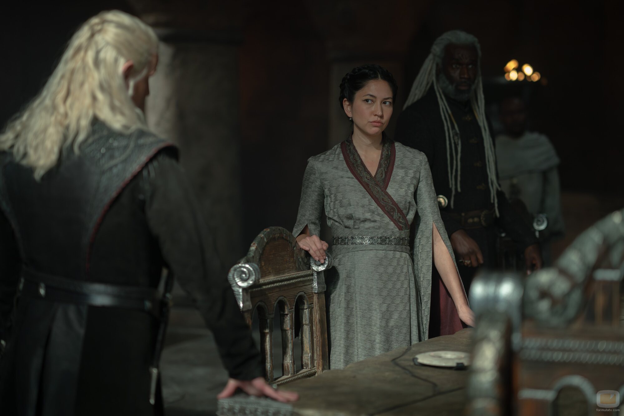 Sonoya Mizuno y Emma D'Arcy en 'Rhaenyra Triunfante' de 'La Casa del Dragón'