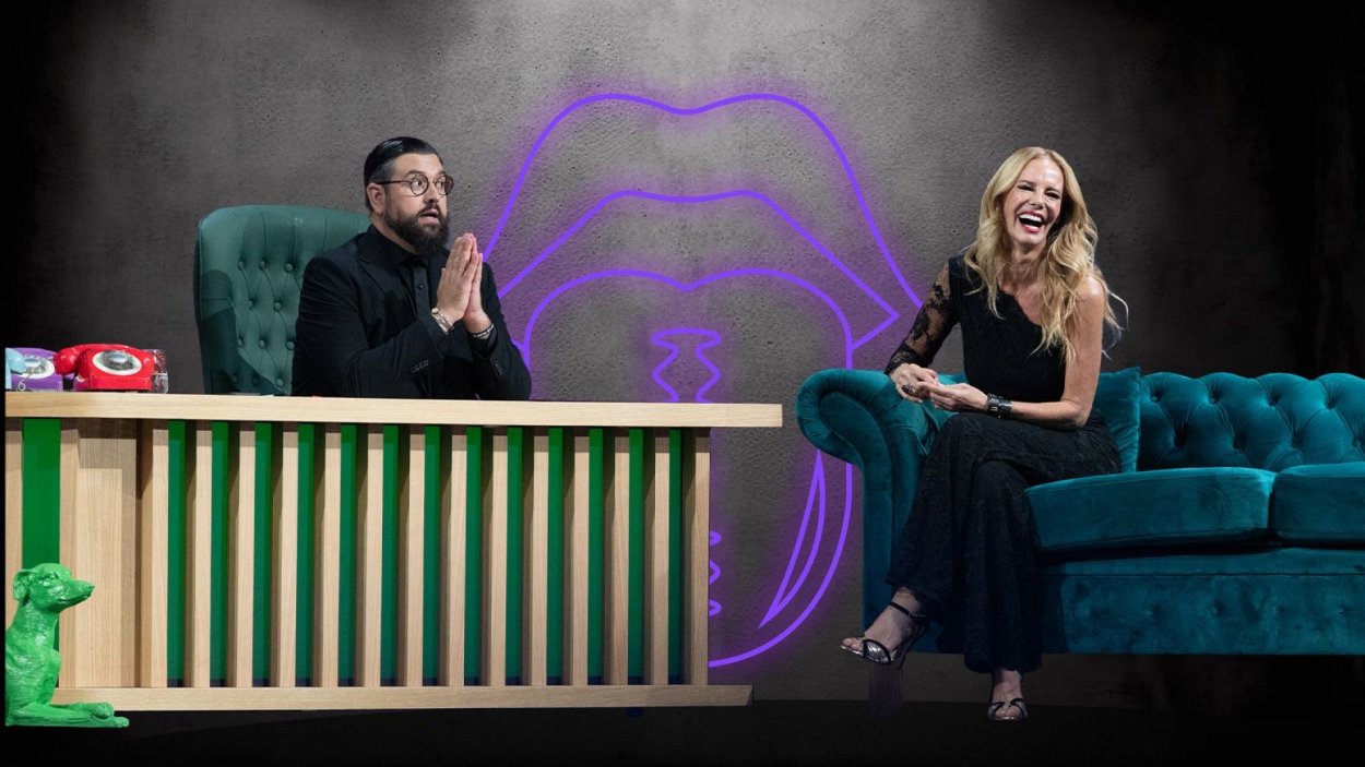 Manu Sánchez con Paula Vázquez en 'El Perro Andaluz'