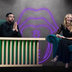 Manu Sánchez y Paula Vázquez en el último programa de 'El perro andaluz'