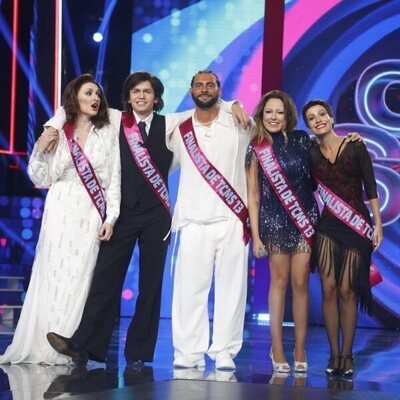 Martín Savi, J Kbello y Cristina Castaño en la segunda semifinal de 'Tu cara me suena 13'