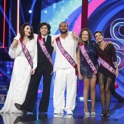 Martín Savi, J Kbello y Cristina Castaño en la segunda semifinal de 'Tu cara me suena 13'