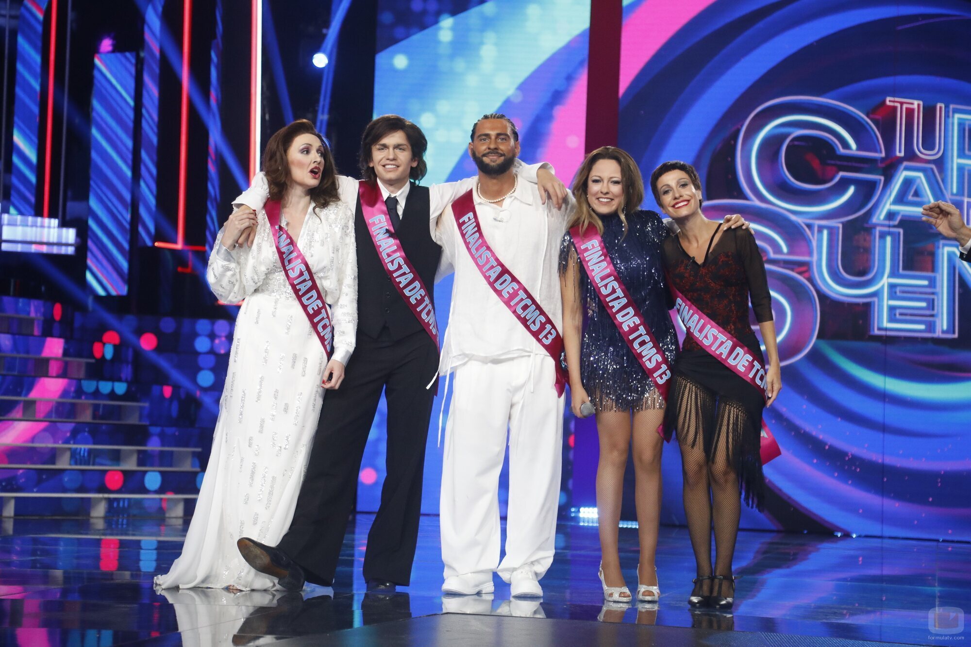 Martín Savi, J Kbello y Cristina Castaño en la segunda semifinal de 'Tu cara me suena 13'