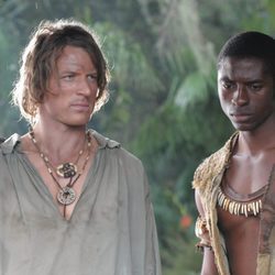 Robinson Crusoe y "Viernes"