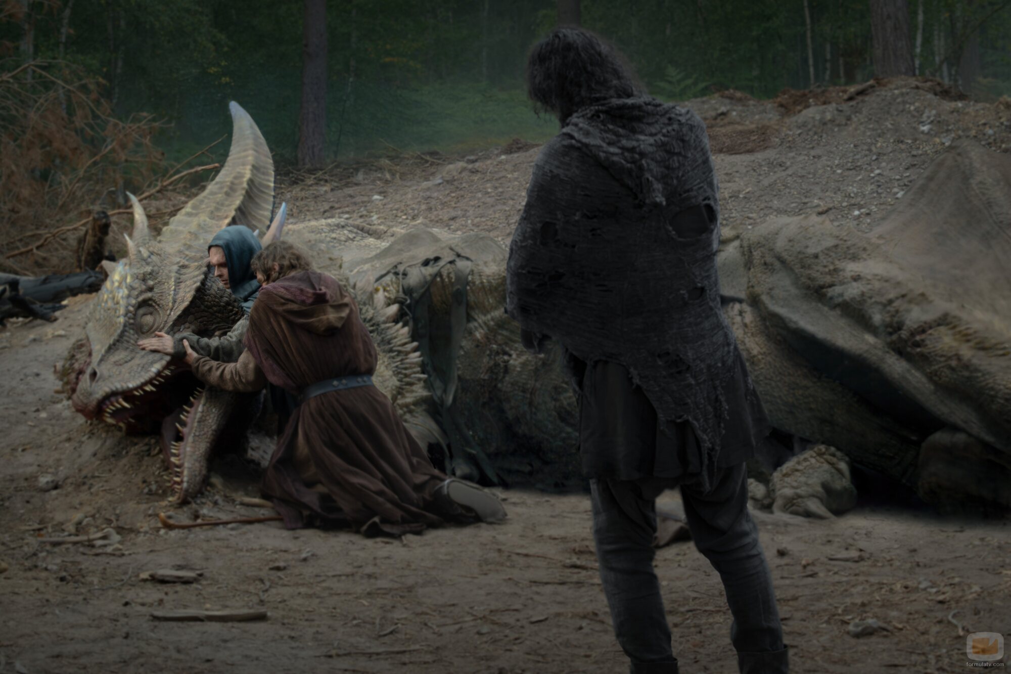 Matthew Needham y Tom Glynn-Carney en 3x04 titulado 'Tumbleton' de 'La Casa del Dragón'
