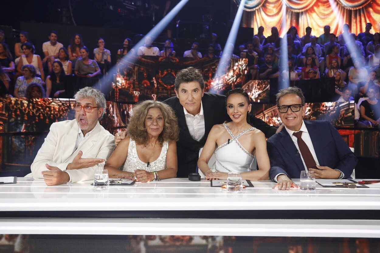 Florentino Fernández, Lolita Flores y Chenoa en la final de 'Tu cara me suena 13'