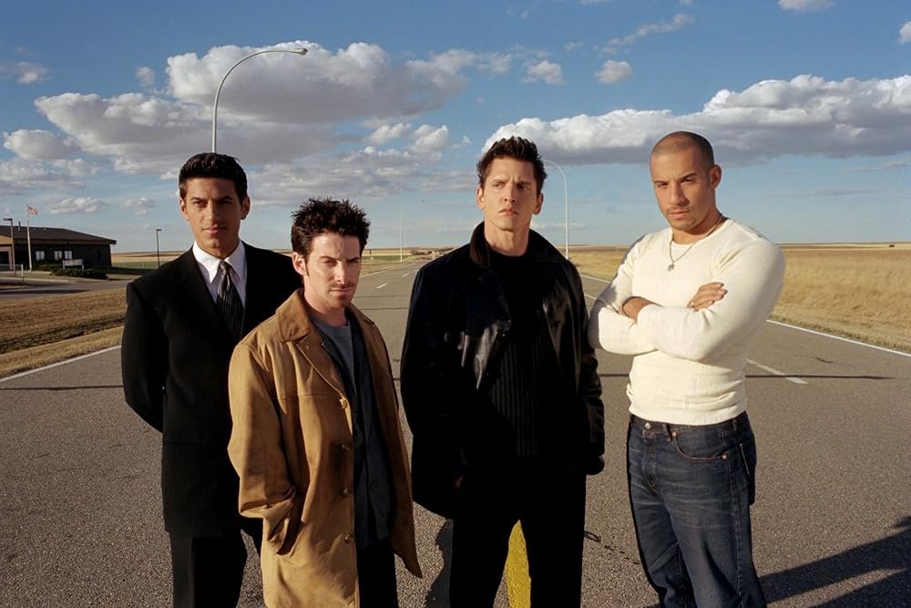 Seth Green, Barry Pepper, Vin Diesel y Andy Davoli en "Ajuste de cuentas"