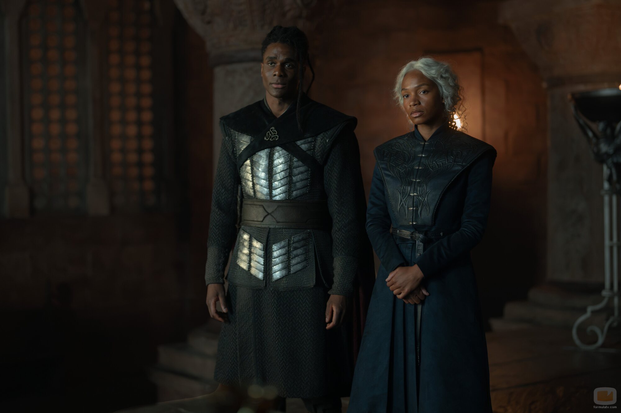 Clinton Liberty y Bethany Antonia en la temporada 3 y el capítulo 05 de 'La Casa del Dragón'