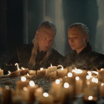 Matt Smith y Emma D'Arcy en 3x05 titulado 'Nunca doblegado, nunca roto' de 'La Casa del Dragón'