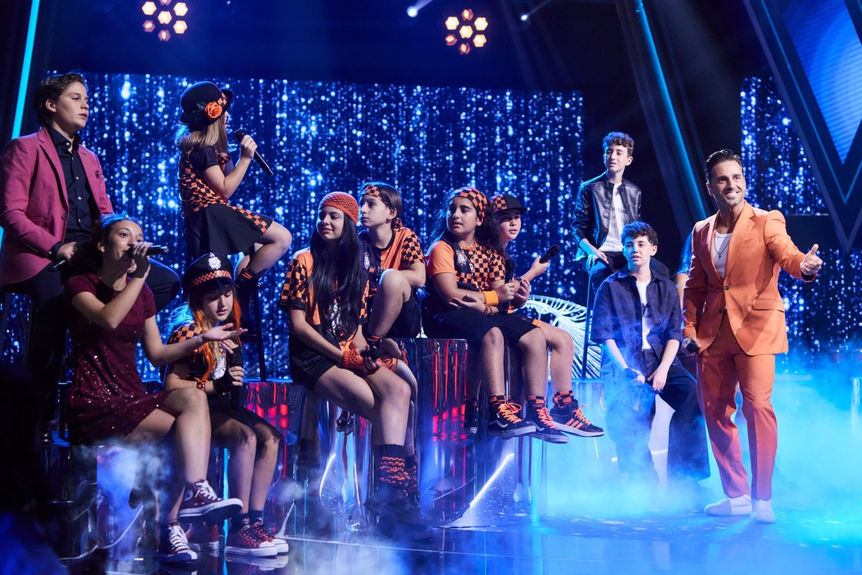 David Bustamante durante la semifinal de 'La Voz Kids 2026'