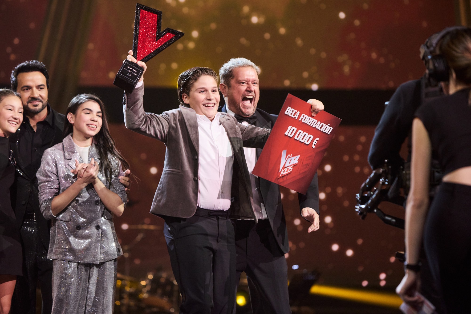 Eduardo "El Campanero" tras ganar 'La Voz Kids 2026'