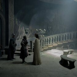 Amanda Collin y Phoebe Campbell en 'Hombres sin rostro' de 'House of the Dragon'