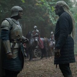 Abubakar Salim y Steve Toussaint en el 3x06 de 'House of the Dragon'