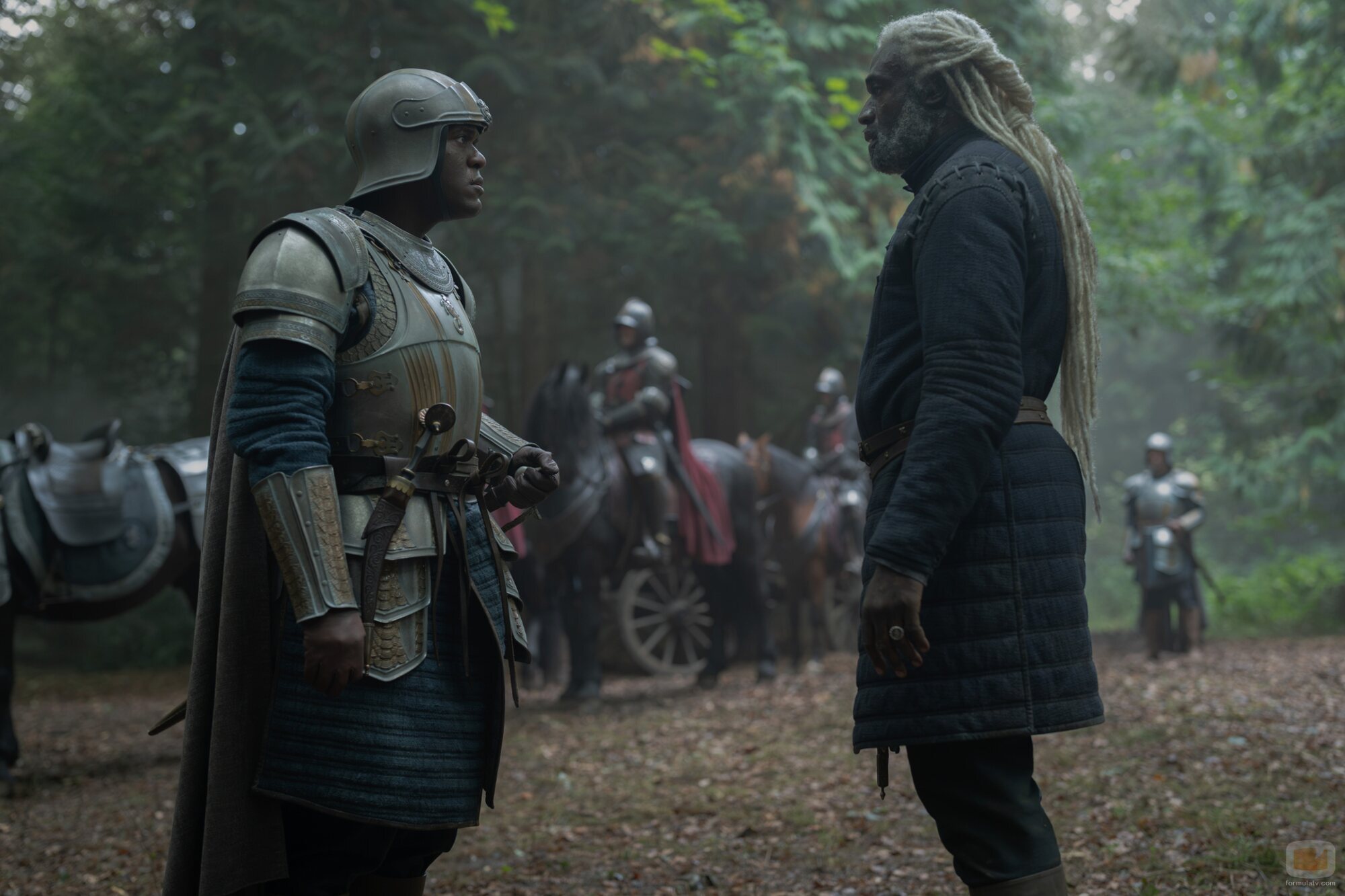 Abubakar Salim y Steve Toussaint en el 3x06 de 'House of the Dragon'