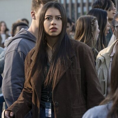 Amber Midthunder en una escena de 'Carrie'