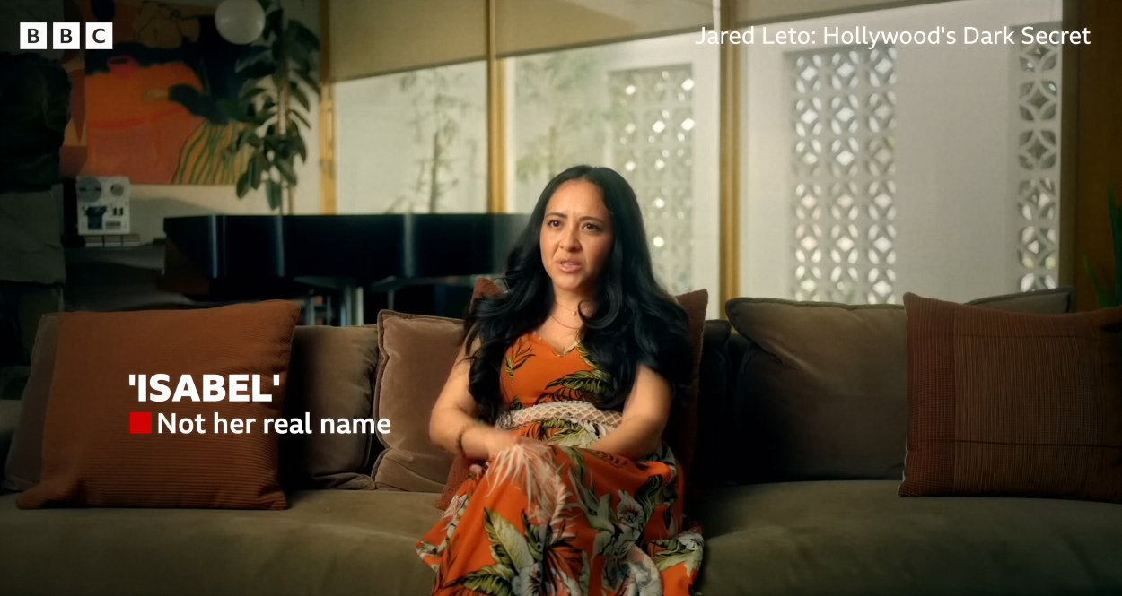 Una de las mujeres que ha acusado a Jared Leto en el documental de BBC