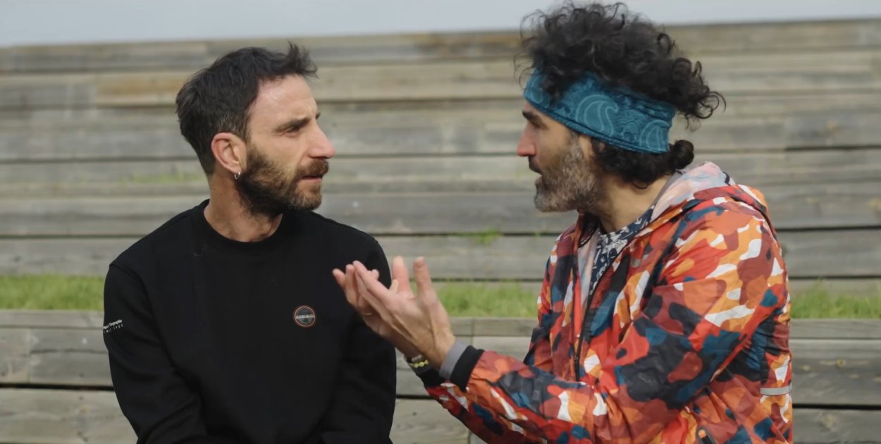 Dani Rovira y Raúl Gómez en 'Super Gómez, el hombre maratón'