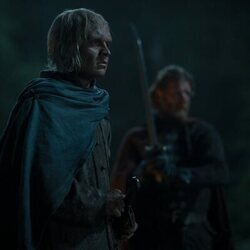 Tom Glynn-Carney y Jefferson Hall en 'El dragón de invierno' de 'House of the Dragon'