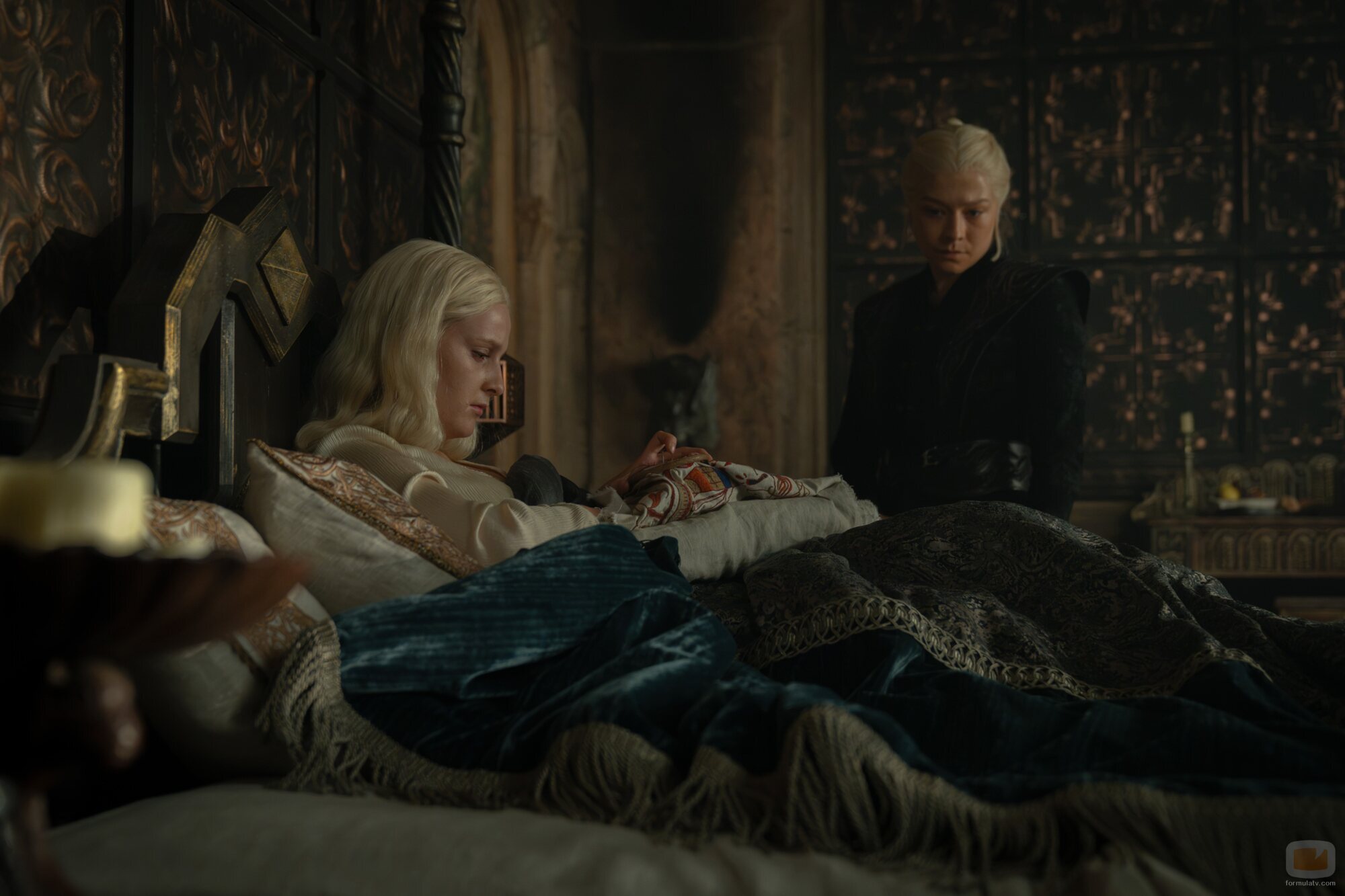 Emma D'Arcy y Phia Saban en el 3x07 de 'La Casa del Dragón'
