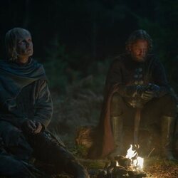 Jefferson Hall y Tom Glynn-Carney en el 3x07 de 'La Casa del Dragón'