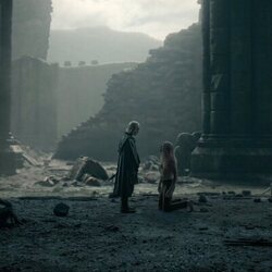 Ewan Mitchell y Tom Glynn-Carney en la temporada 3 y el capítulo 08 de 'La Casa del Dragón'