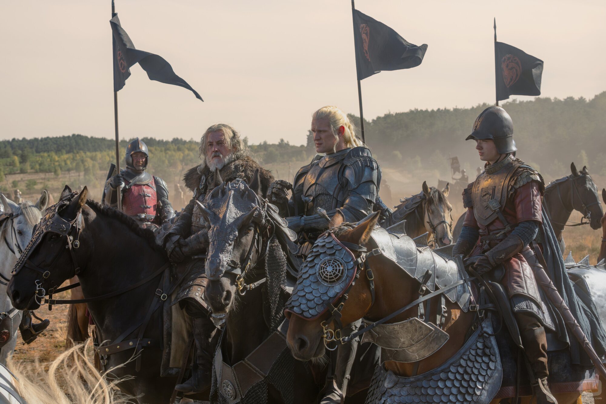 Matt Smith y Tommy Flanagan en 'Las traiciones de Ladera' de 'La Casa del Dragón'