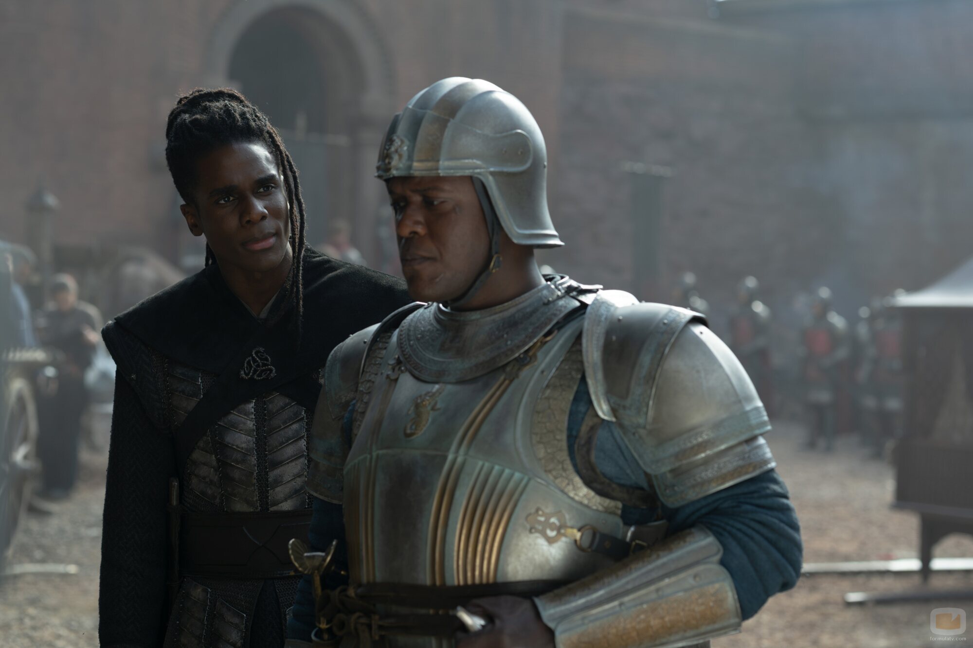 Abubakar Salim y Clinton Liberty en 3x08 'Las traiciones de Ladera' de 'La Casa del Dragón'