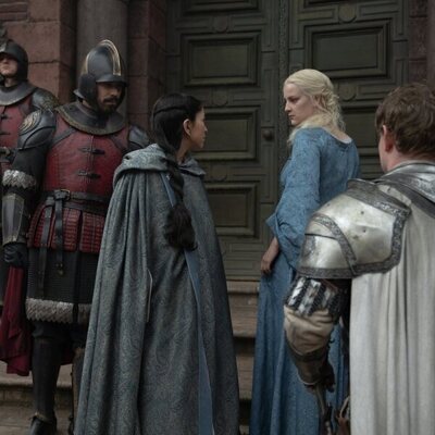 Phia Saban y Sonoya Mizuno en 'Las traiciones de Ladera' de 'House of the Dragon'