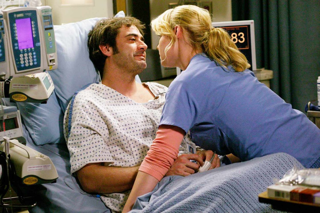 Jeffrey Dean Morgan y Katherine Heigl en 'Anatomía de Grey'