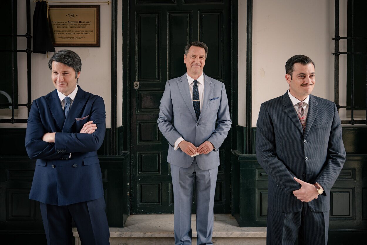 Pablo, Tasio y Gabriel en el homenaje a Brossard en 'Sueños de libertad'