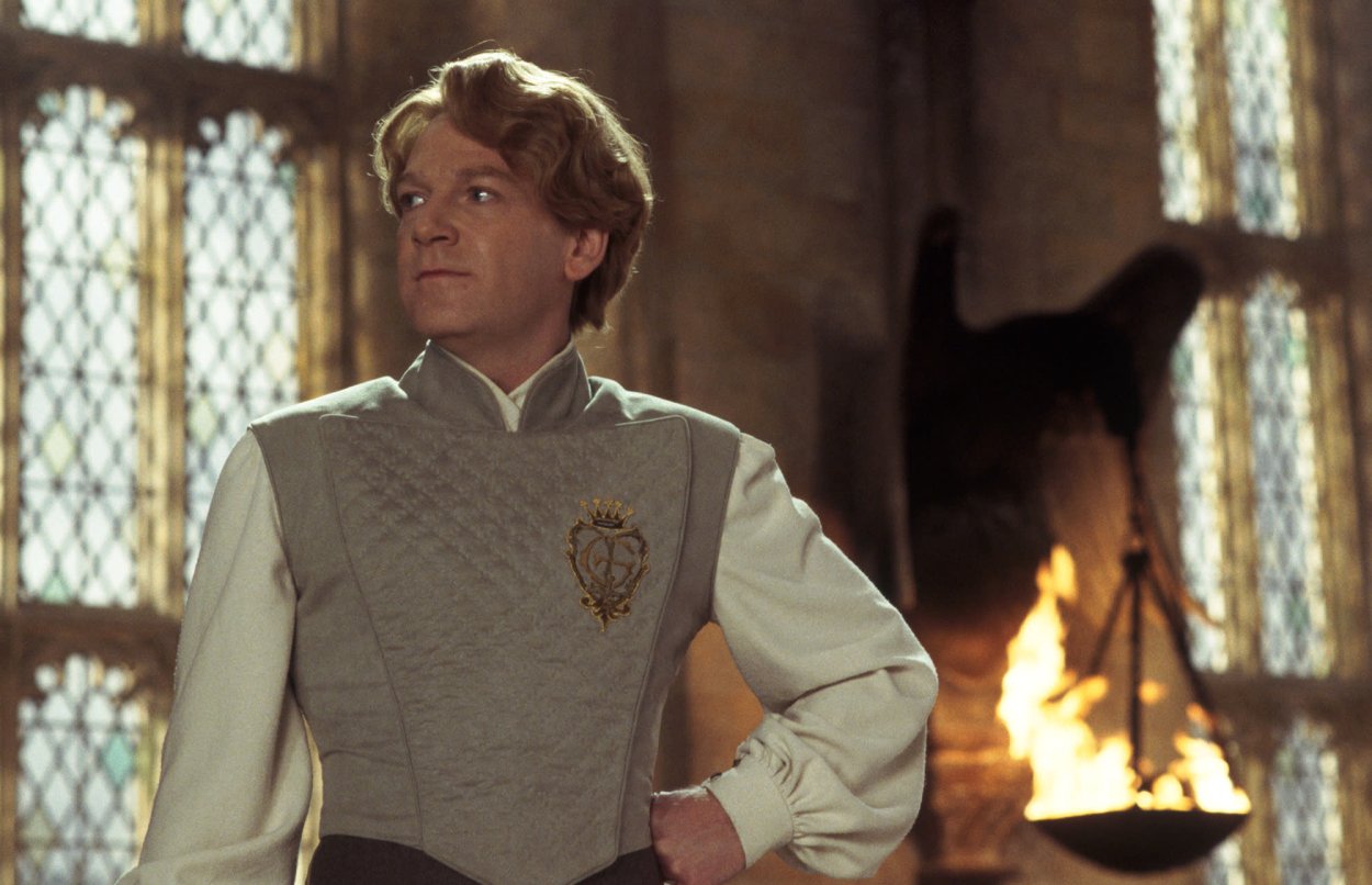 Kenneth Branagh, como Gilderoy Lockhart en "Harry Potter y la cámara oscura"