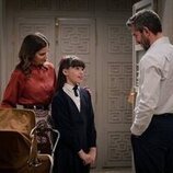 Natalia Sánchez y Oriol Tarrasón en 3x148 titulado 'Jueves 13 de agosto de 2026' de 'Sueños de libertad'