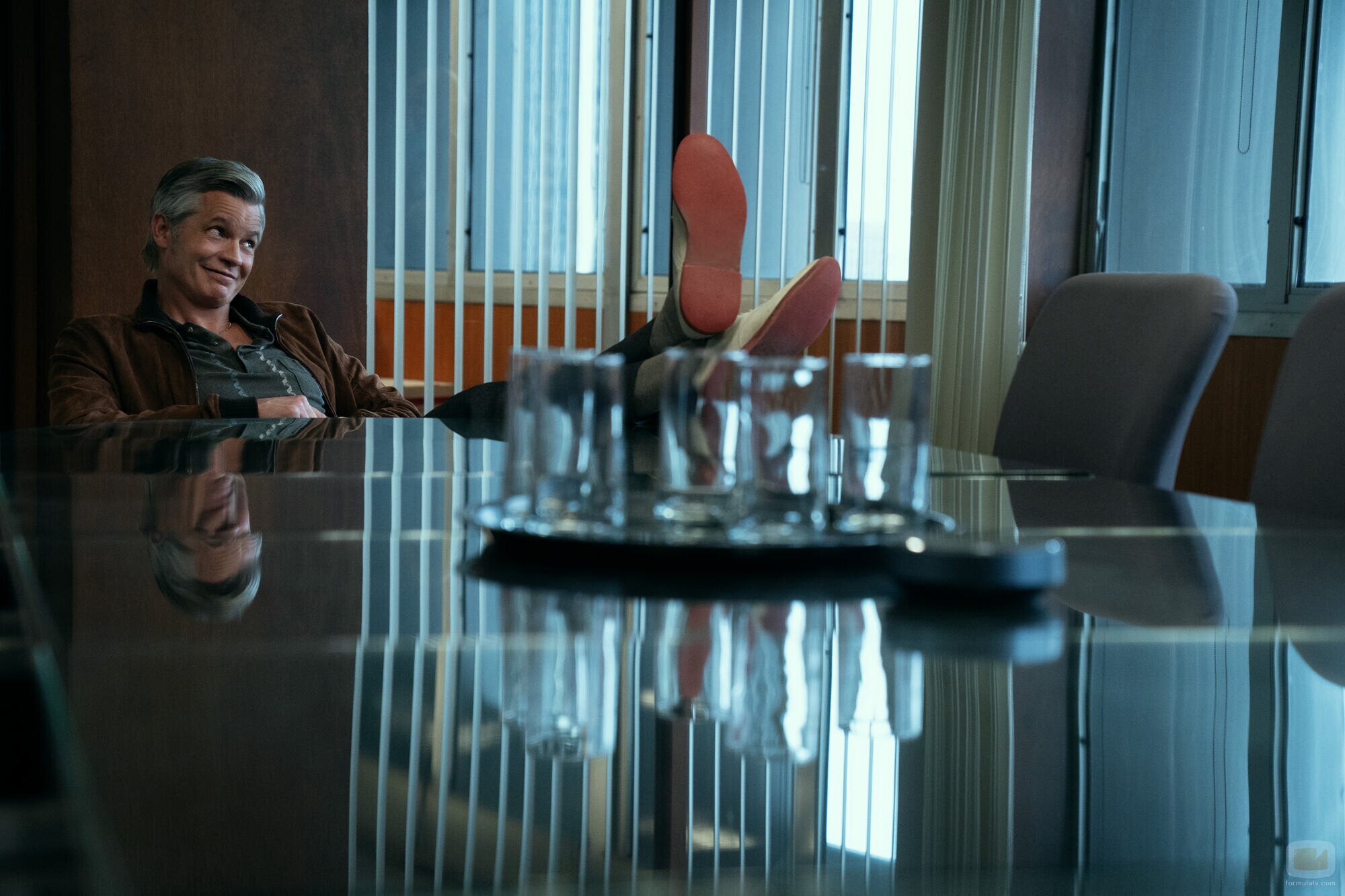 Timothy Olyphant en la temporada 1 y el capítulo 06 de 'Lucky'