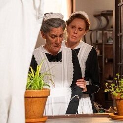Marga Martínez y María Castro en 'Jueves 20 de agosto de 2026' de 'La promesa'