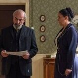 Javier Lago y Babeth Ripoll en Capítulo 150 titulado 'Lunes 24 de agosto de 2026' de 'La promesa'