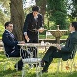 Juan Perales y Guillermo Serrano en Capítulo 151 titulado 'Martes 25 de agosto de 2026' de 'La promesa'
