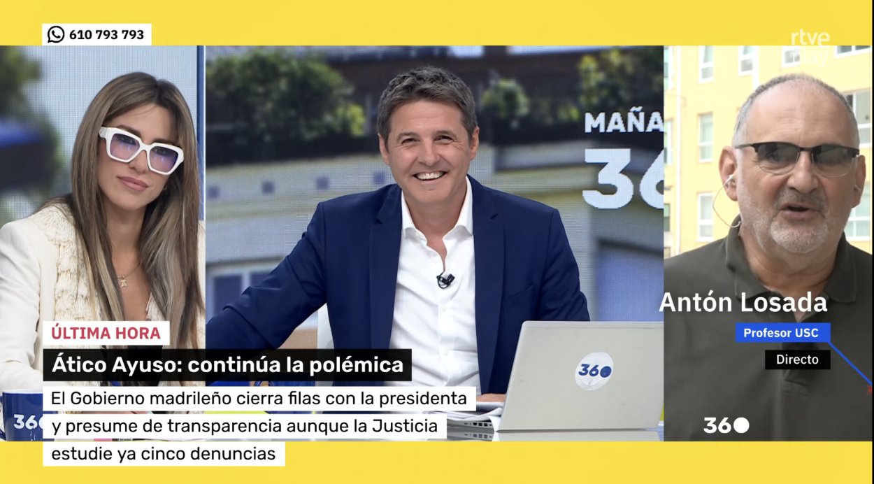 Jesús Cintora en su debut en 'Mañaneros 360'