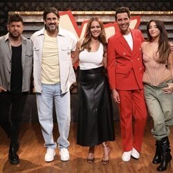 Pablo López, Melendi, Eva González, Mika y Lola Índigo en 'La Voz' 2026